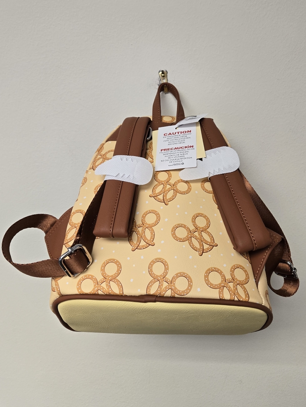 Loungefly Disney Parks Mickey Mouse Pretzel Backpack - Picture 7 of 10
